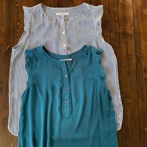 Two for One LOFT Sleeveless Tops